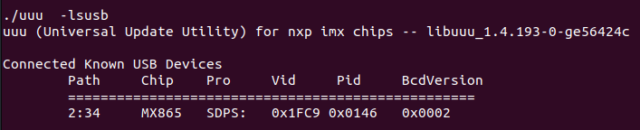 Found device with UUU.