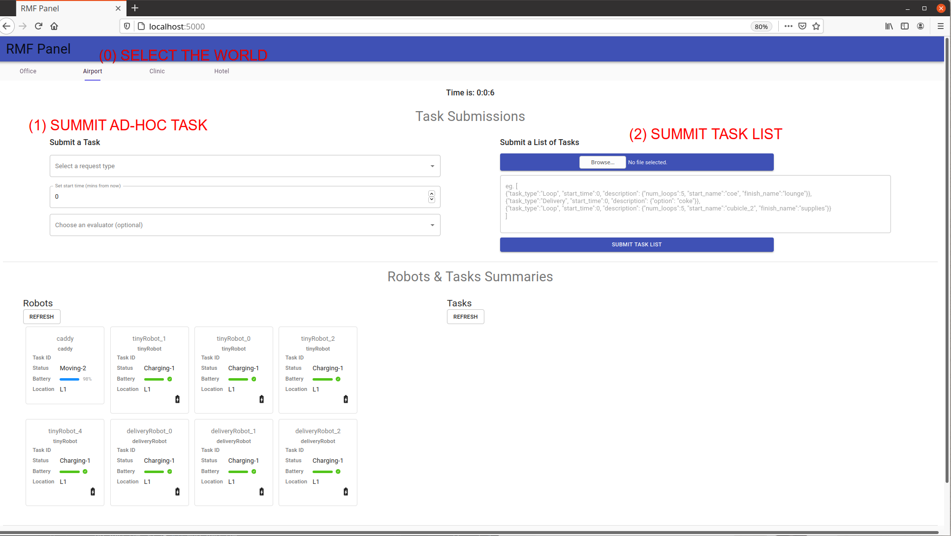 Web rmf panel