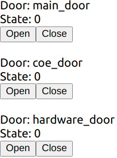 With door states